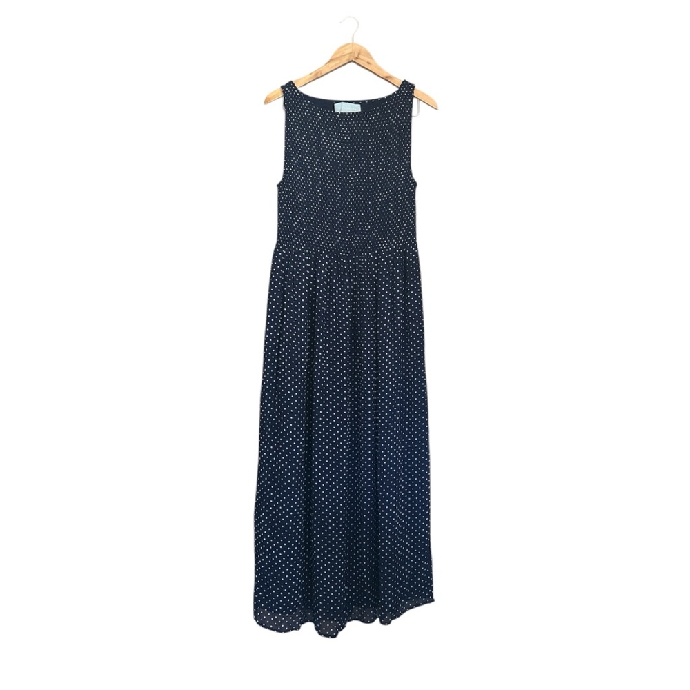 Hill House Navy Blue Polka Dot Cosima Dress - Picture 3 of 11